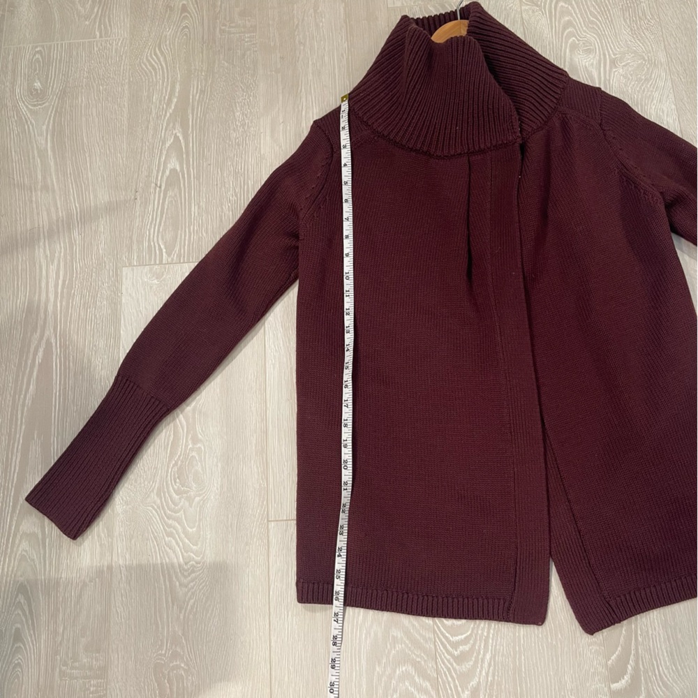 Lululemon Karmic Cocoon Wrap Maroon Burgundy size 4 - Picture 10 of 16